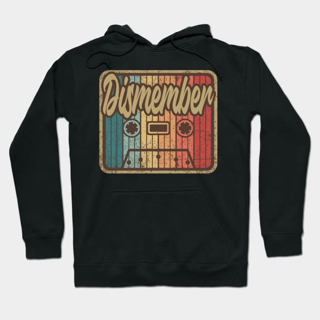 Dismember Vintage Cassette Hoodie by penciltimes